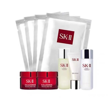 Skincare X2 - SK-II デラックスサンプル 9点スキンケアセット（クレンザー20g / エッセンス30ml /
